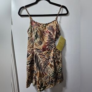 NWT Tropical Print Women's One Piece Swimwear